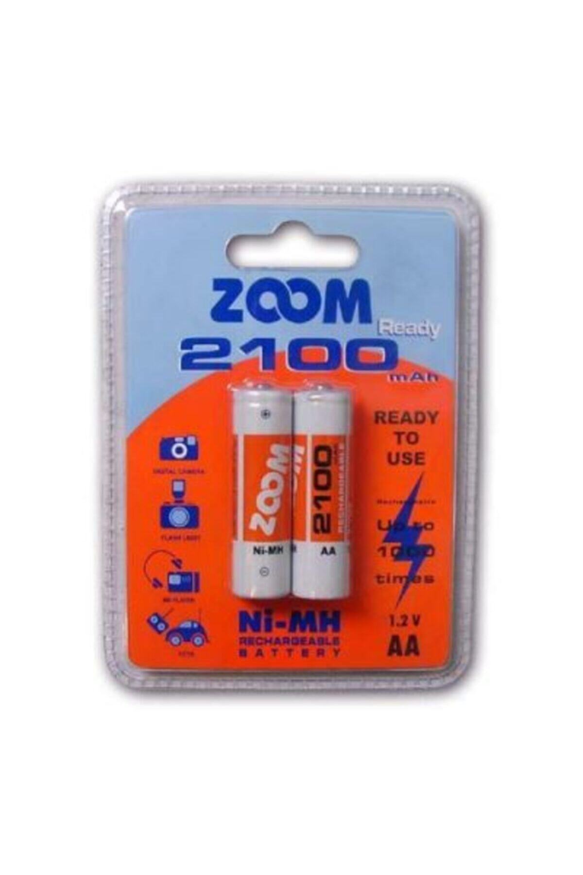 Zoom 2100 Mah Aa Ni Mh Şarjlı Kalem Pil