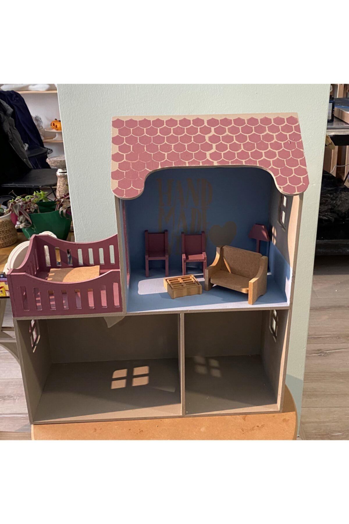 ATELİER MELİ Boyalı Barbie Evi