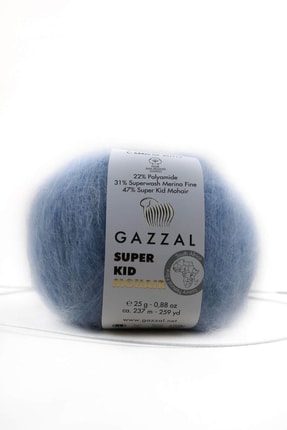 Süper Kid Mohaır 25 gr %78 Yün-%22 Pa Karışımlı Doğal El Örgü Ipi Taka Yarn 64420 Image 0