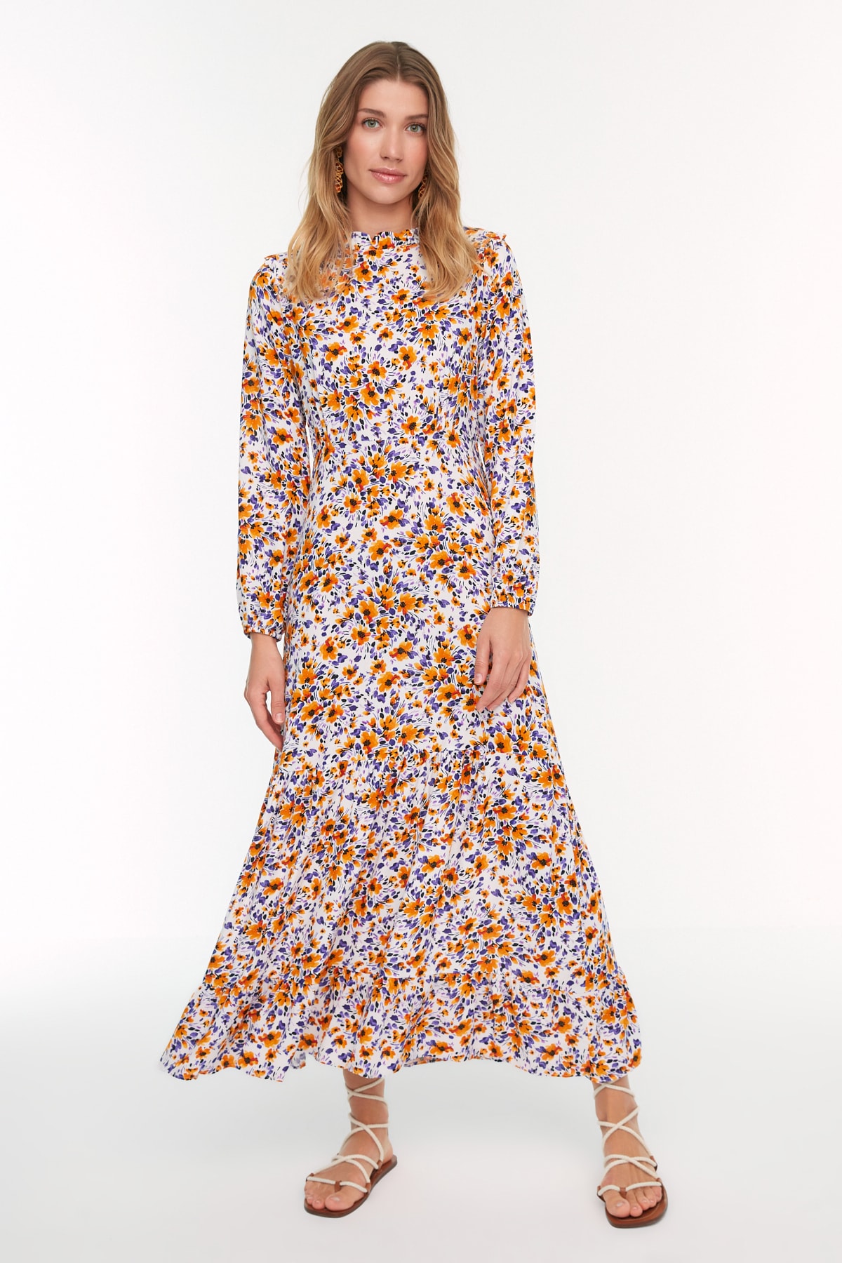 TRENDYOL MODEST Dress - Blue - Casual 