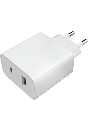 Mi Usb + Type-c Girişli 33w Şarj Cihazı, Şarj Adaptörü, Beyaz Image 0