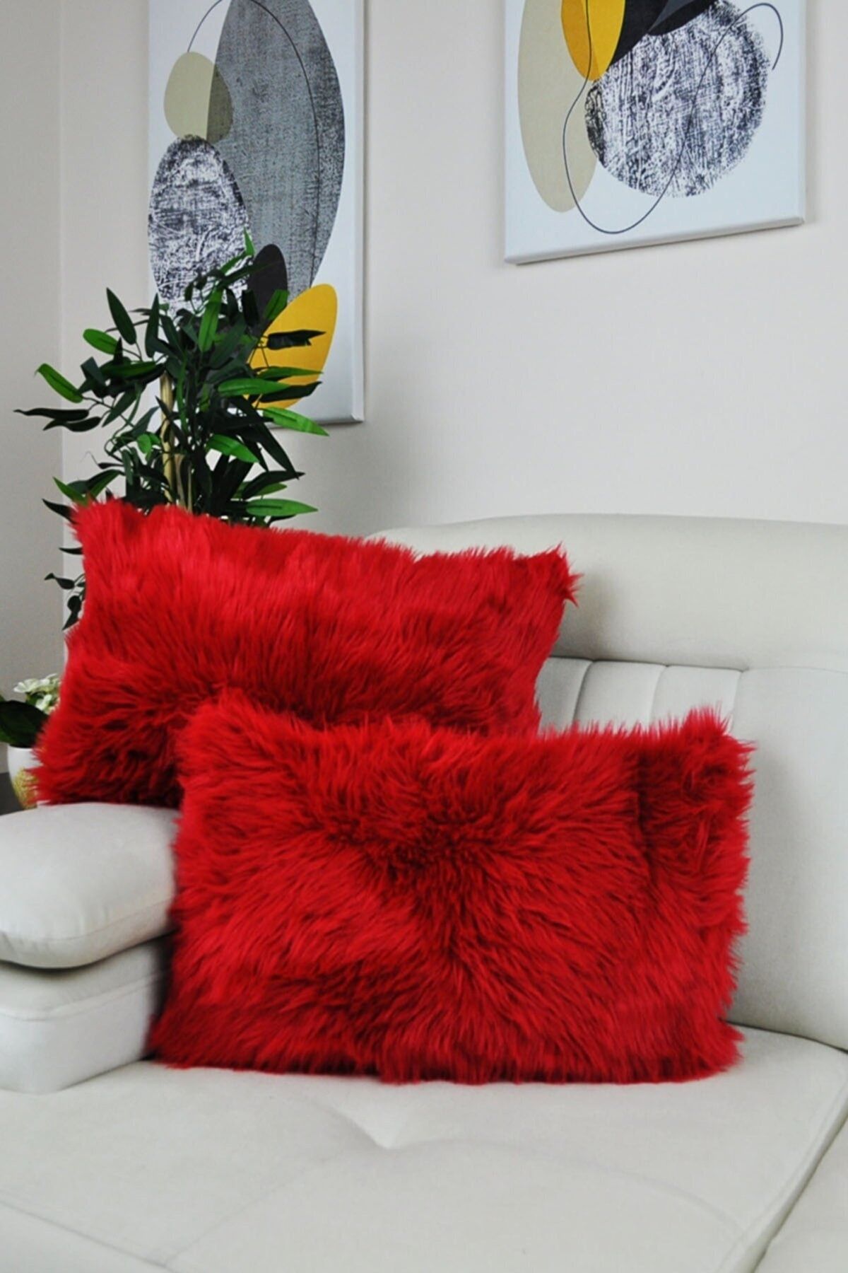 Pillow shop cases red