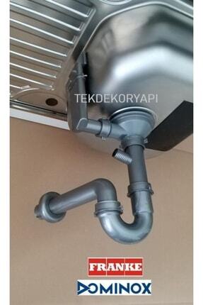 Dominox Evye Sifon Takımı Kare Taşma Image 0