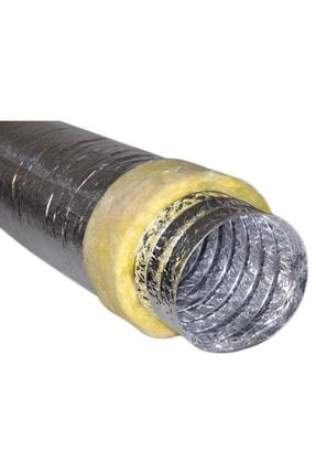Air Izolasyonlu Alüminyum Esnek Hava Kanalı Çap 102mm 10 Metre Image 0