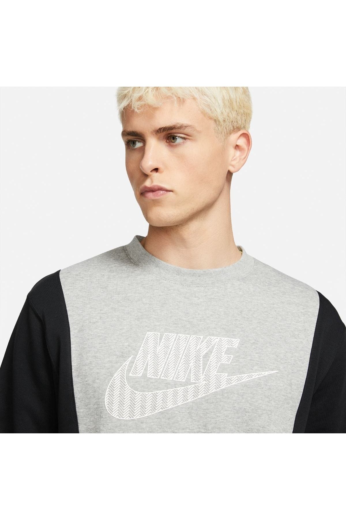Nike Men s Sportswear Hybrid Fleece Crewneck Sweatshirt dc2559
