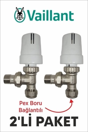 Pex Köşe Termostatik Radyatör Vanası Image 0