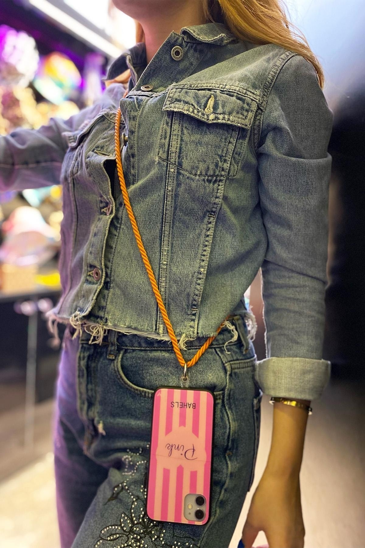 طلسم بند گردنی Orange Trend سازگار با تمام قاب ها