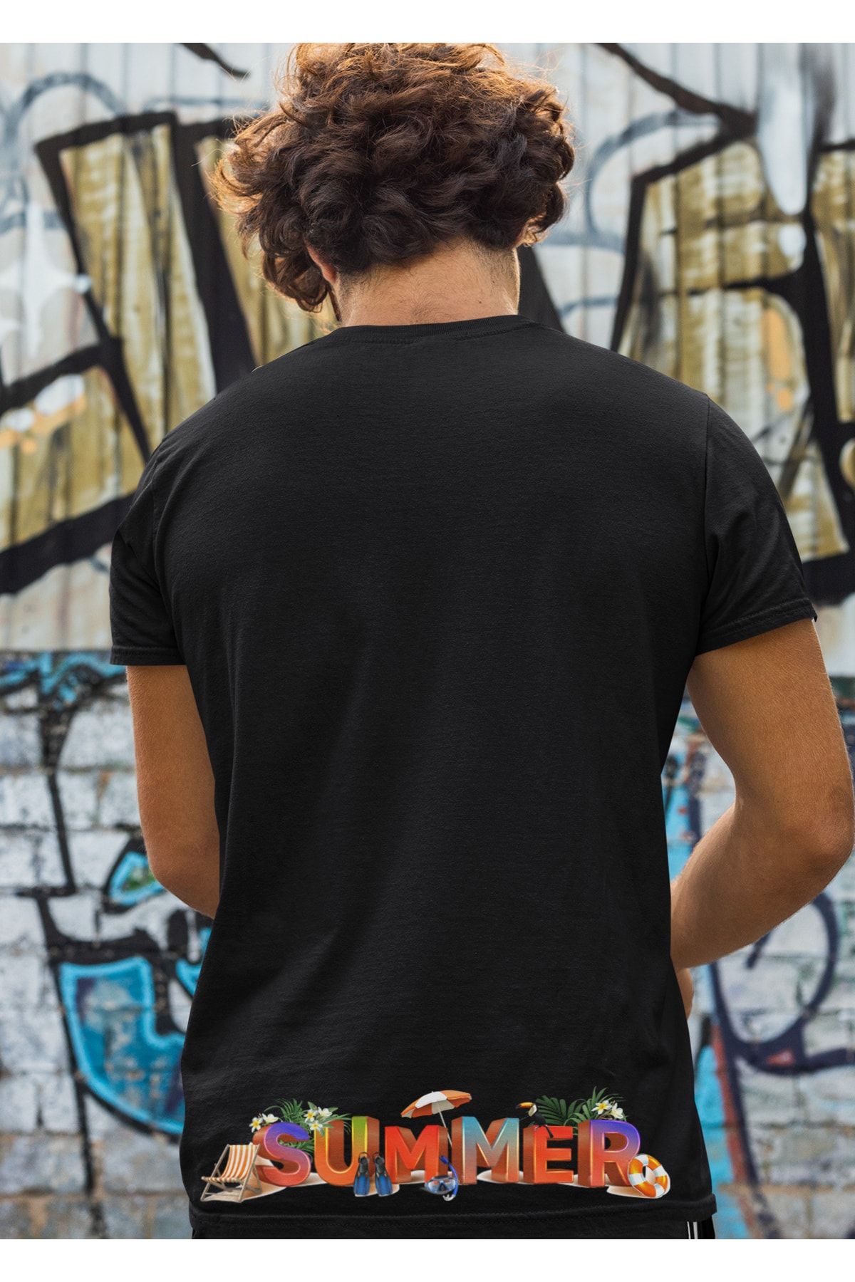 Creatshirt Crea Tshirt Summer Back Hem Printed Crew Neck Men S T