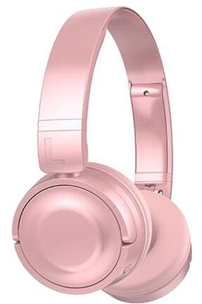 Hy-xbk33 Pembe Batty Tf Kart Özellikli Bluetooth 5.0 Katlanabilir Kulak Üstü Kulaklık Image 0