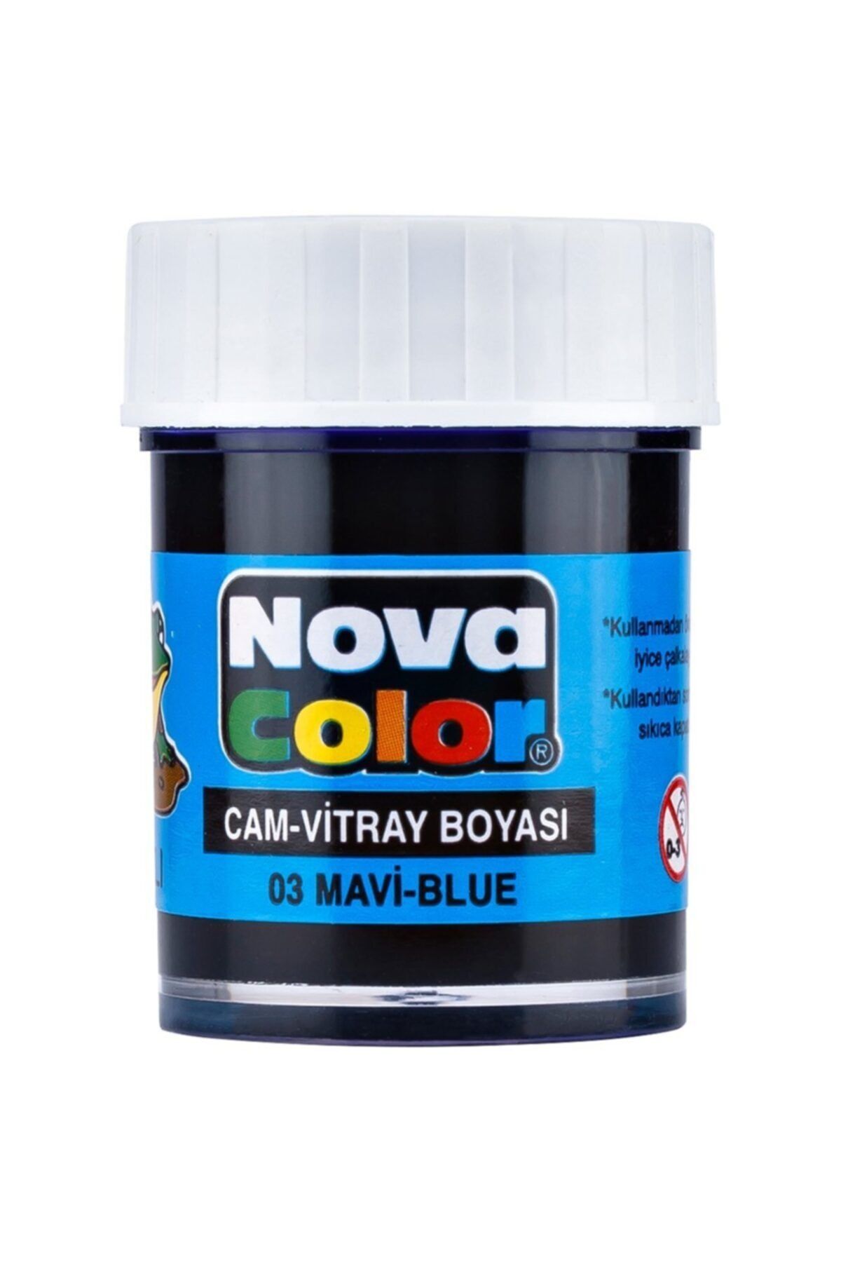 Nova Color Cam Boyası Su Bazlı Mavi