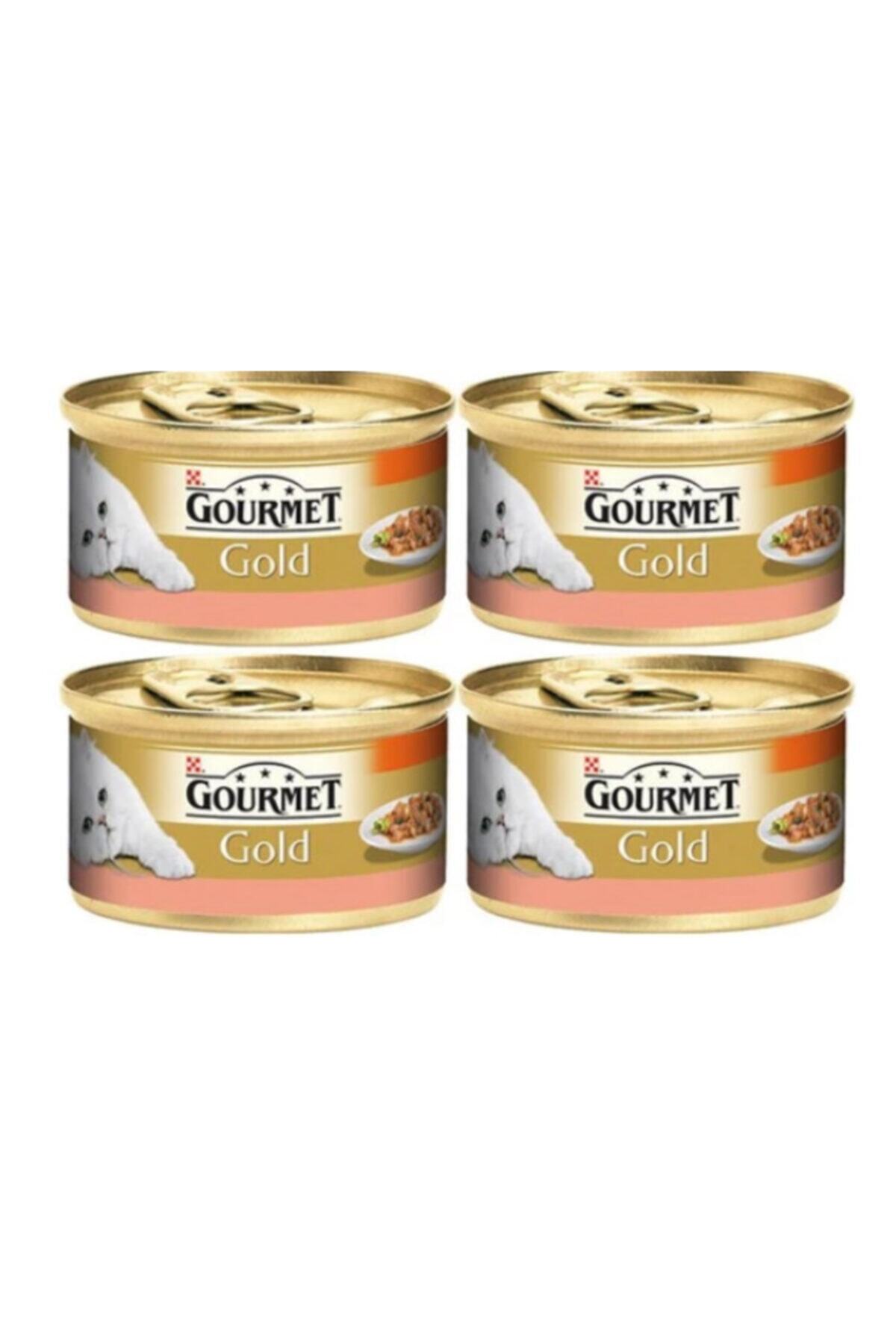 Purina Gourmet Gold Alabalık Sebzeli Konserve Kedi Maması 85 gr X 4 Adet