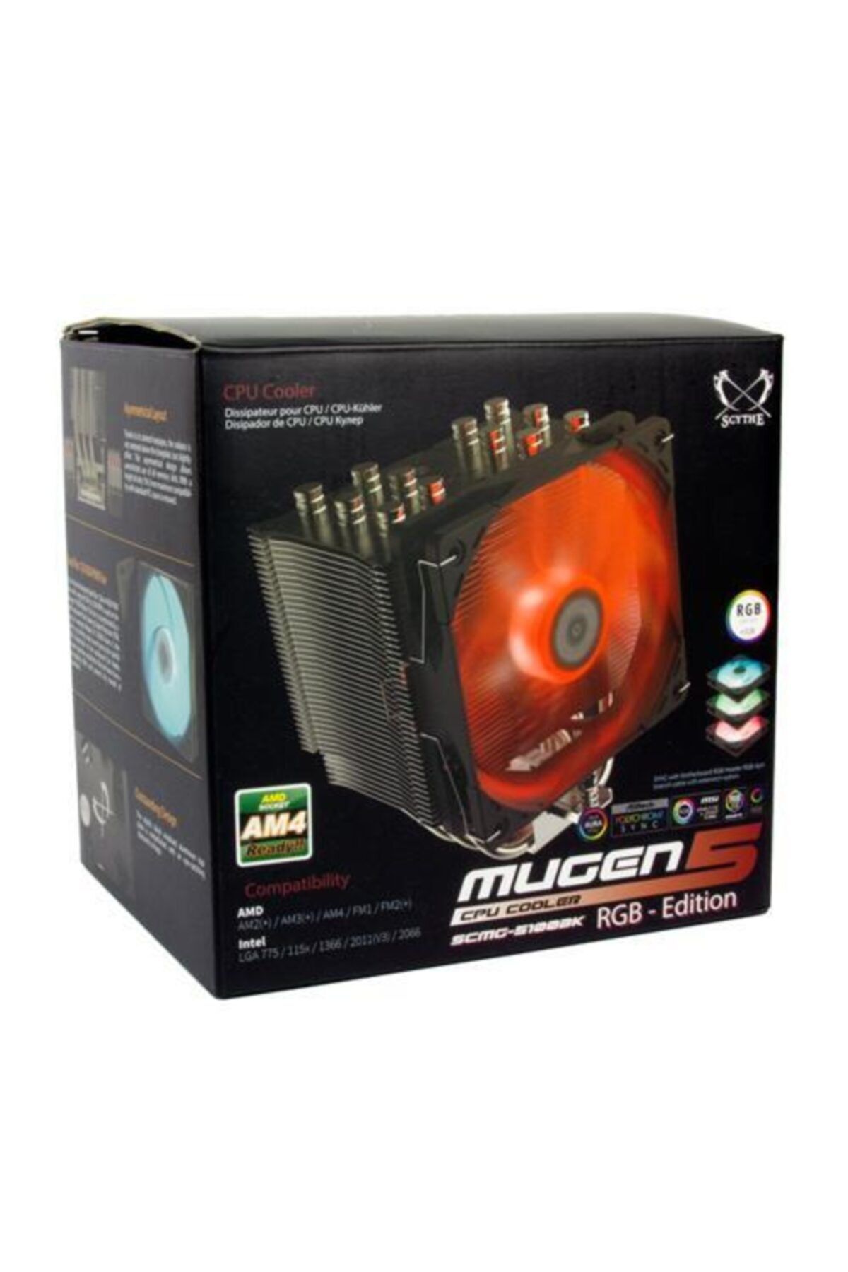 SCYTHE Scmg-5100rgb Mugen 5 Rgb Amd Ve Intel Uyumlu Rgb Fanlı Işlemci Soğutucu