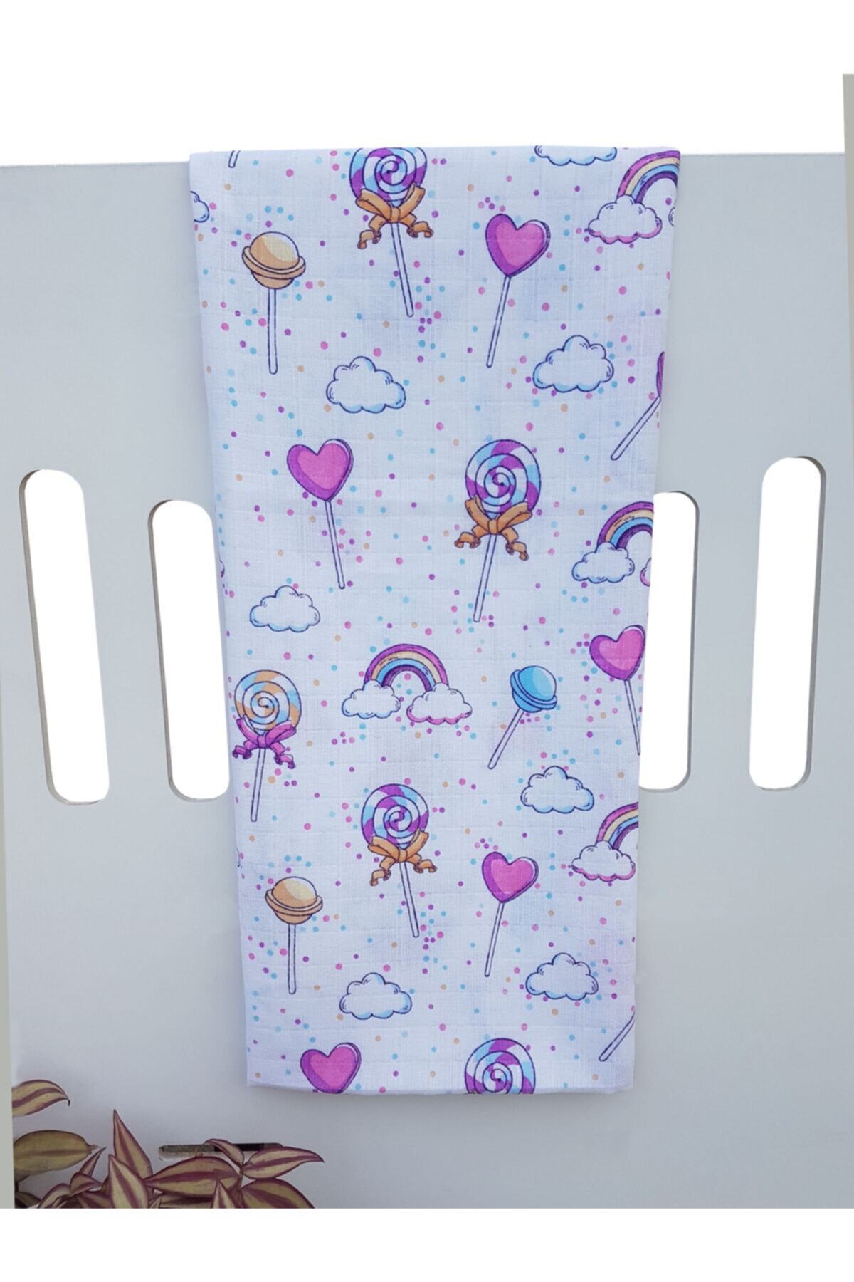 Bursabil Çok Amaçlı Bebek Battaniyesi 100x100 Tek Kat