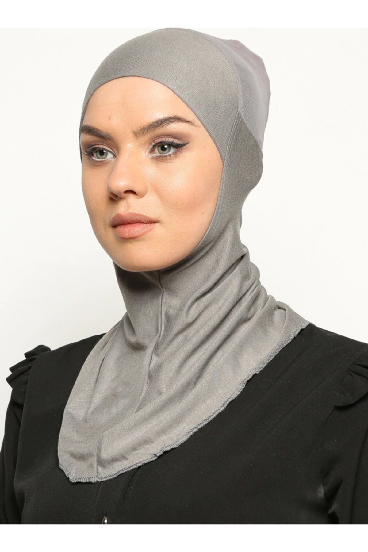 Ecardin Clima Fit Hijab Bone- Koyu Gri -