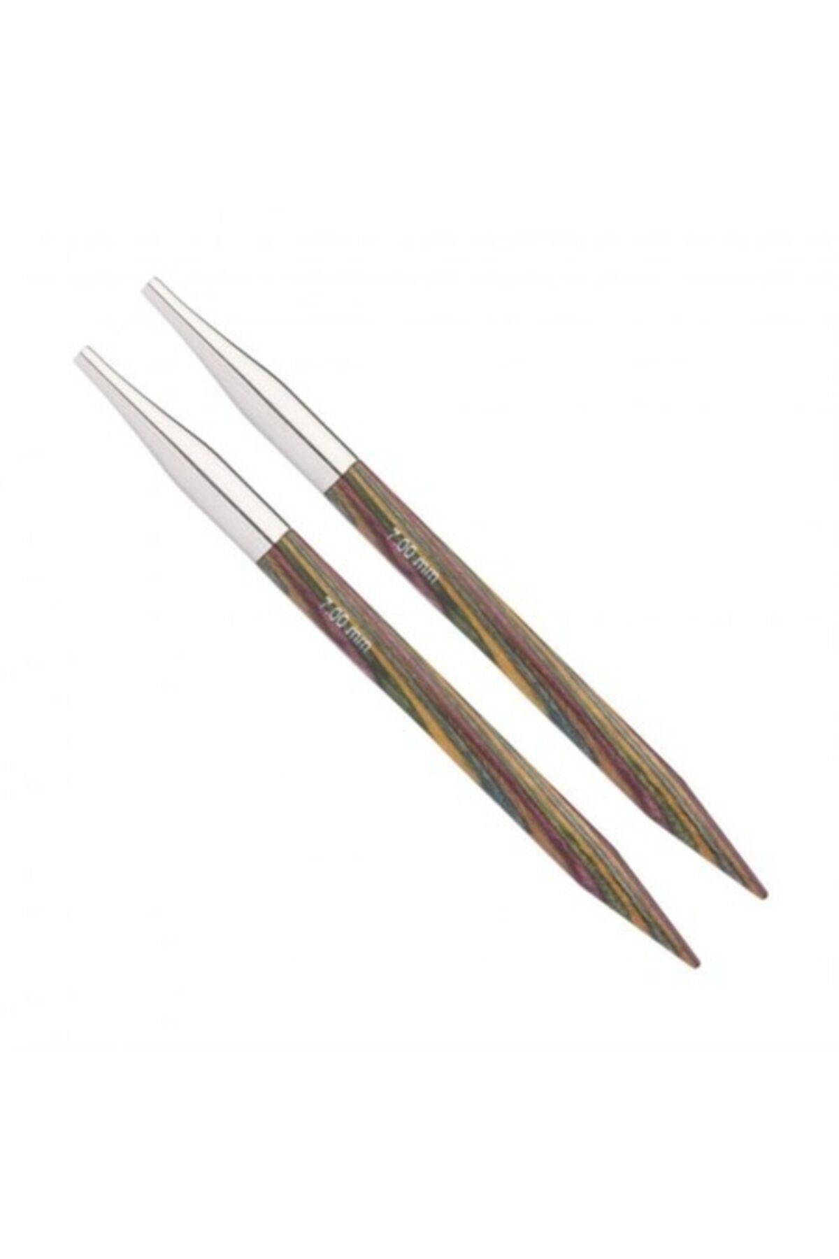 KnitPro Symfonie Değiştirilebilir Ahşap Misinalı Şiş Ucu - 20413  7 mm