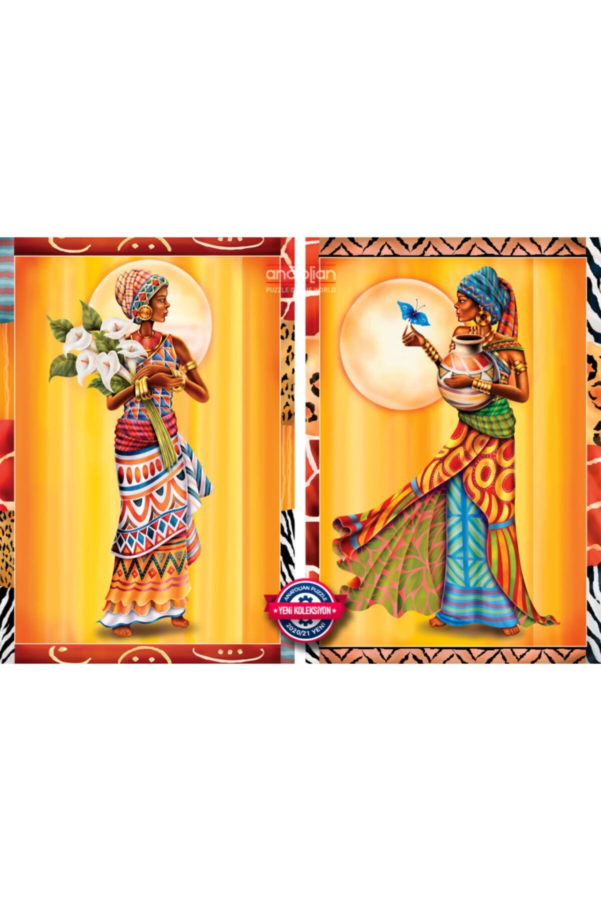 Anatolian Puzzle Anatolıan Puzzle 2x500 Parça - Afrikalı Kadınlar - 3619