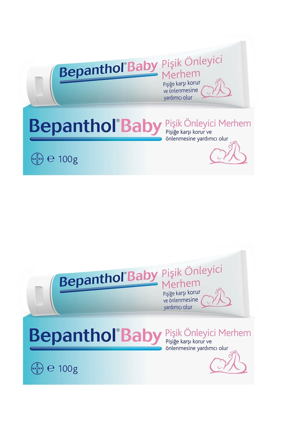 Bepanthol Baby Pişik Önleyici Merhem 100 gr 2'li Set