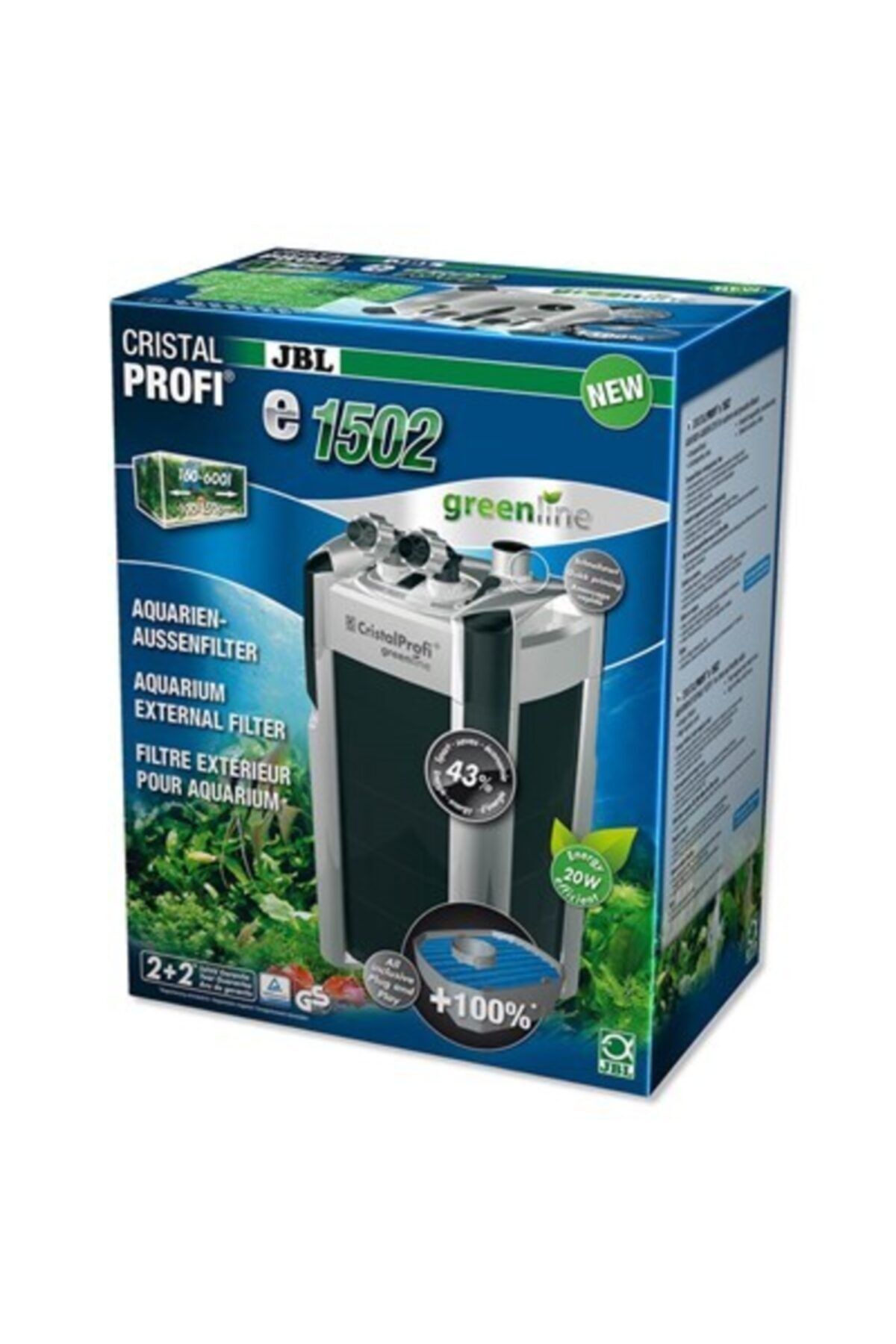 JBL Cp E1502 Greenlıne Dış Filtre 1400l/s