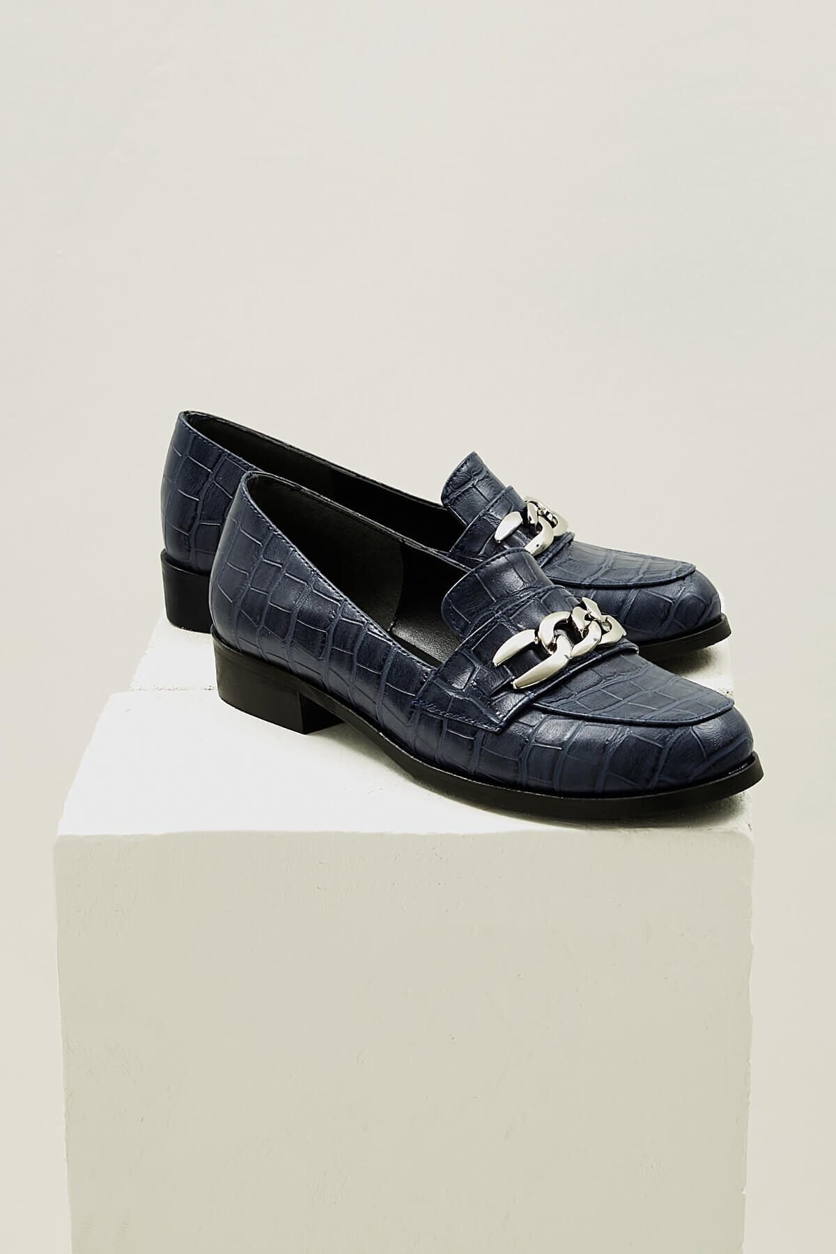 Mio Gusto Bristol Lacivert Oxford Ayakkabı