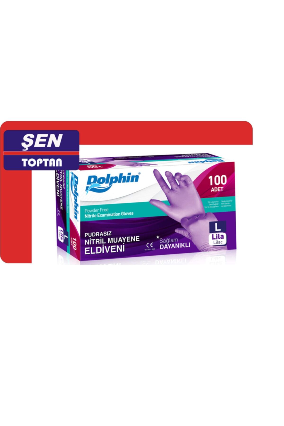 Dolphin Putrasız Nitril Eldiven