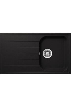 Vıola D-100 Tezgah Üstü 86 Cm Granit Nero / Siyah Evye Image 0