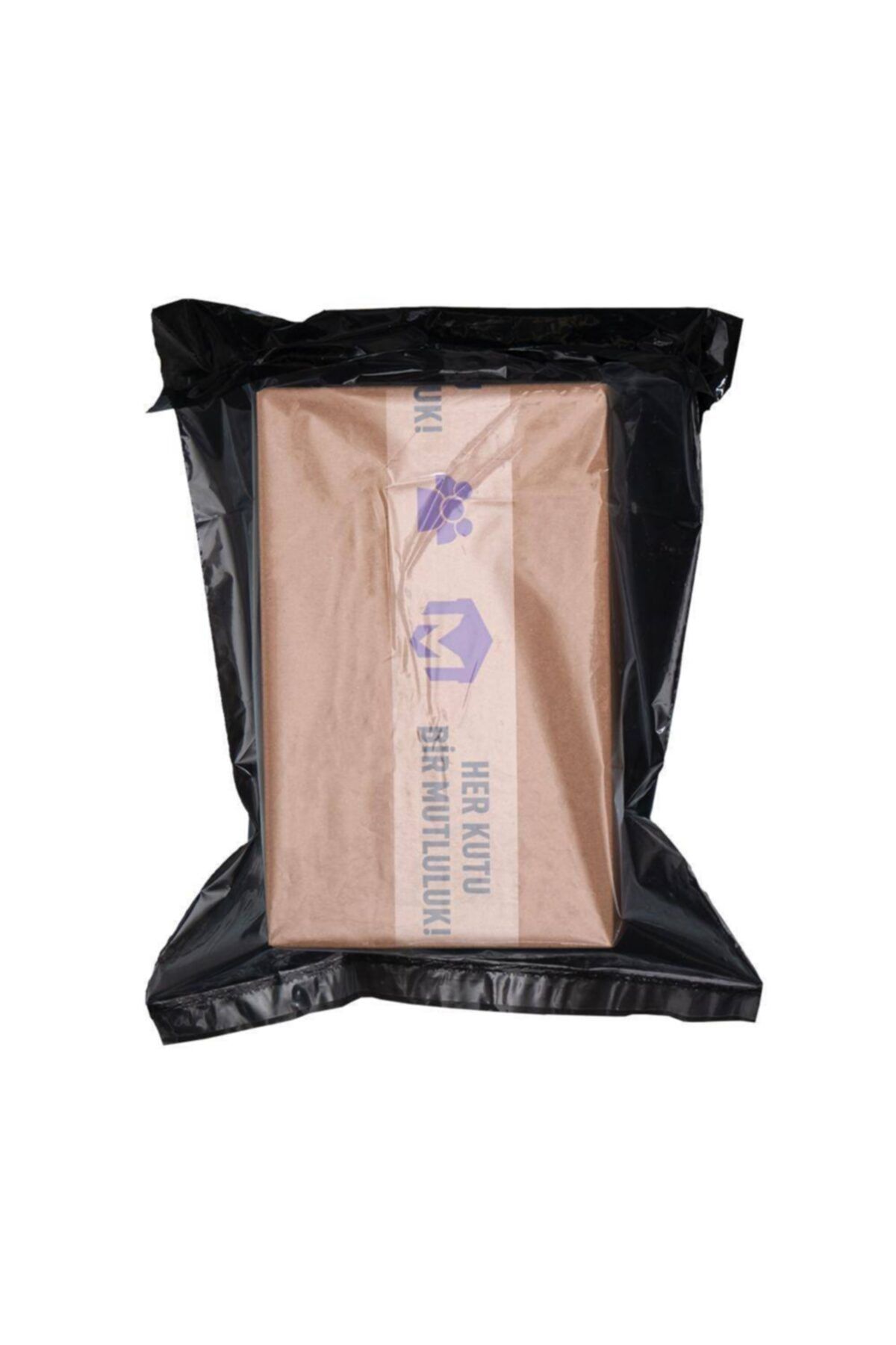 Morpack Siyah Şeffaf Cepsiz Kargo Poşeti 35 Cm X 45 Cm X 5 Cm - 100 Adet