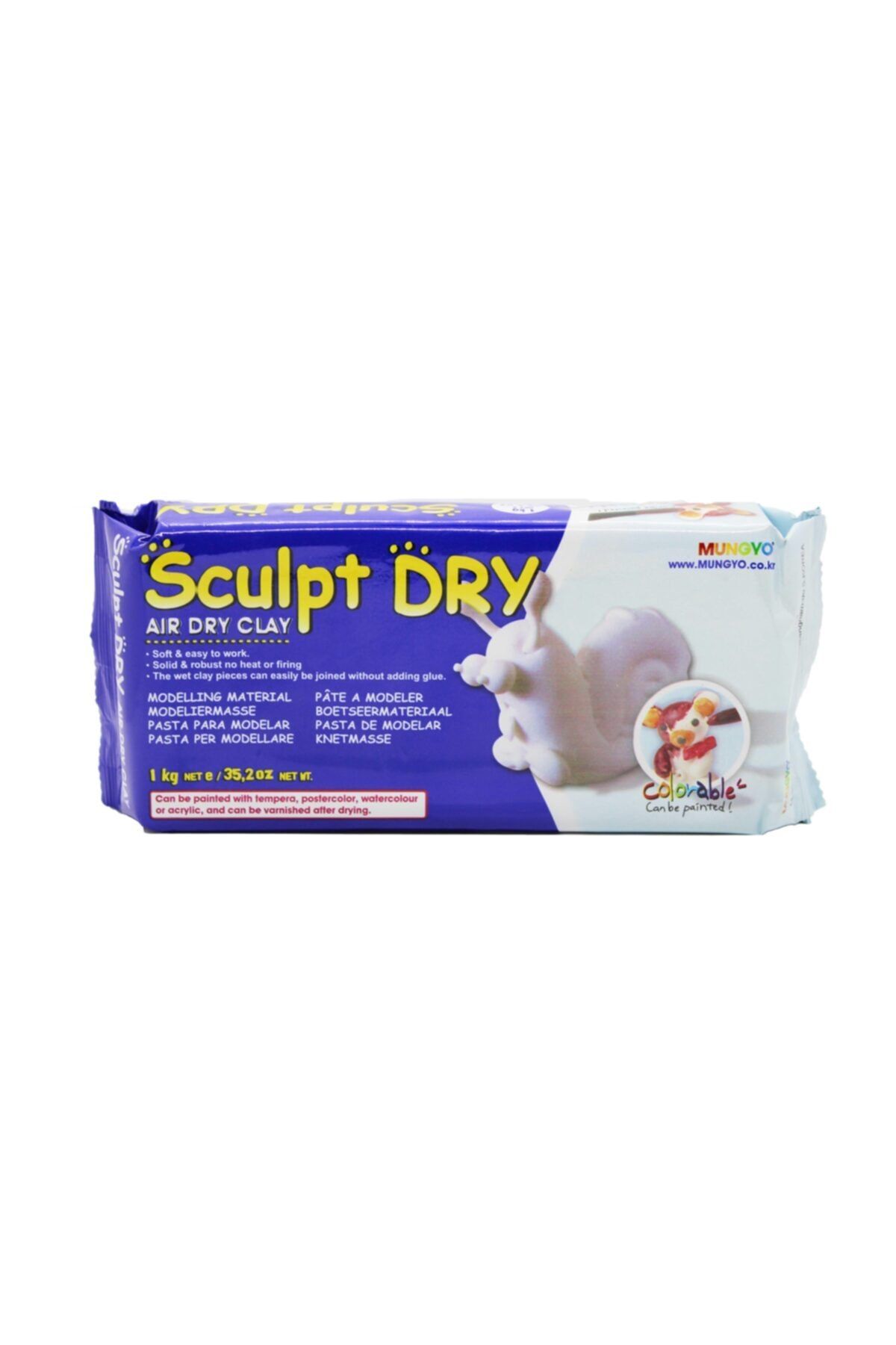 Mungyo Sculpt Dry Mw1000 Seramik Hamuru 1000 Gram Beyaz Renk