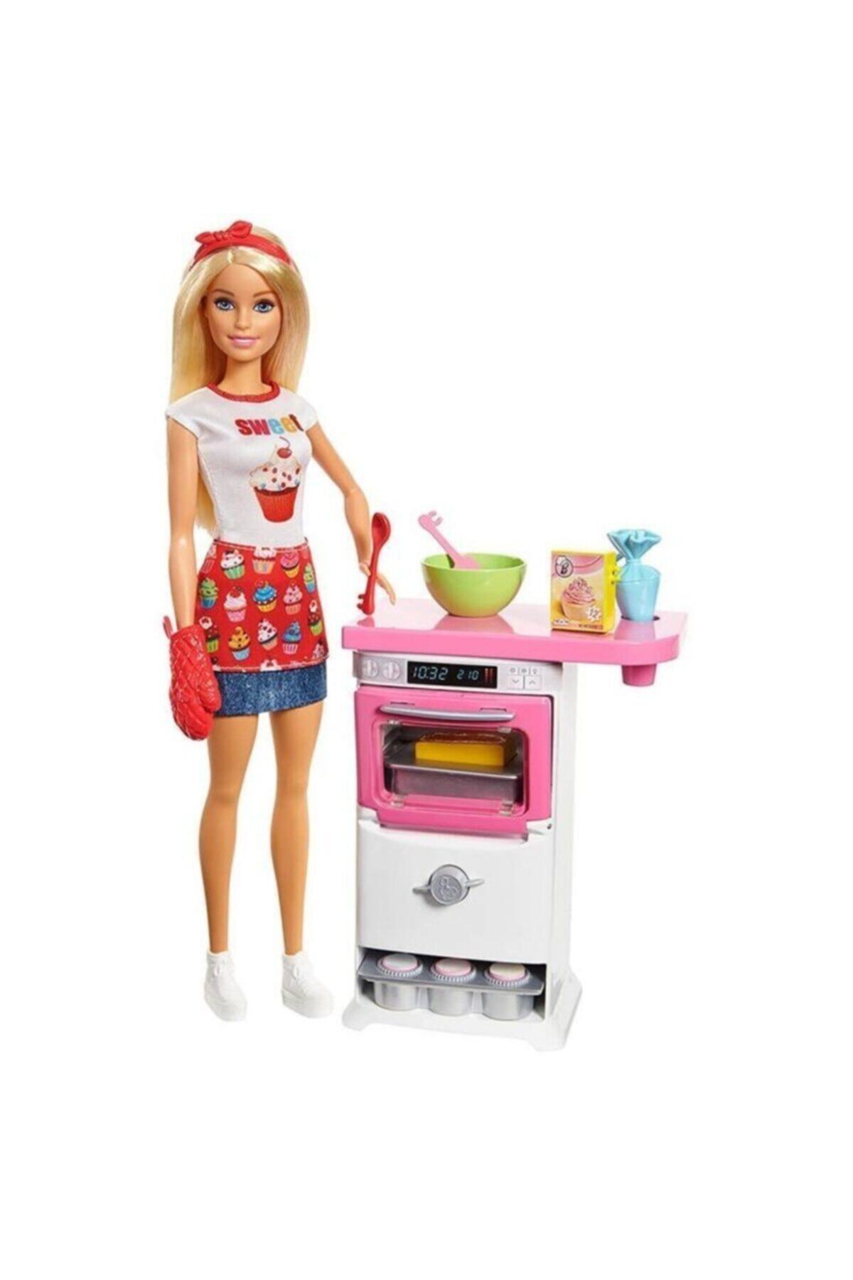 Barbie Barbie Mutfakta Oyun Seti