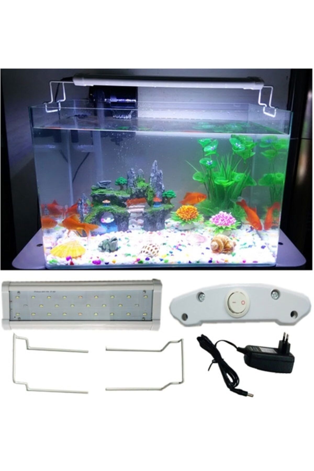 Oripet Metal Ayaklı Led Aydınlatma 36 Led 18 W 41x9x2cm Ölçülerinde