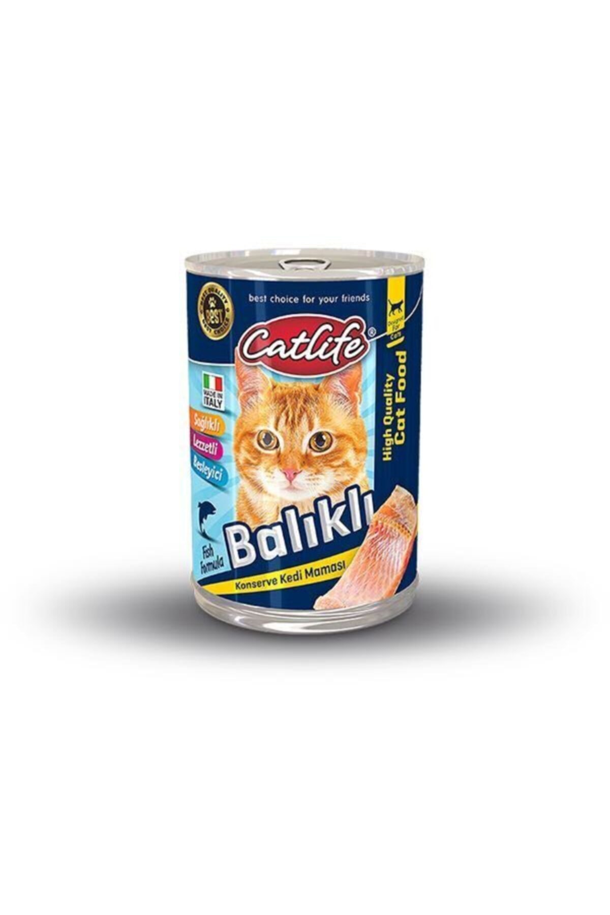 Catlife Ton Balıklı Kedi Konservesi 415 Gr. 12 Adet