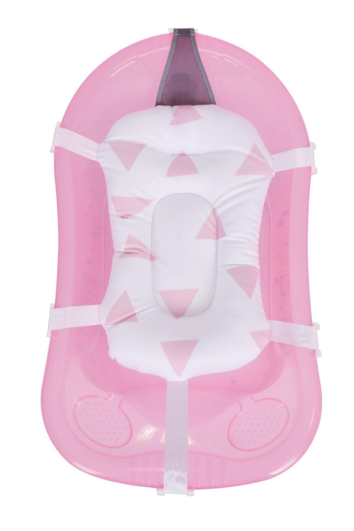 Sevi Bebe Pembe Bebek Banyo Hamağı Küvet Filesi Art-572