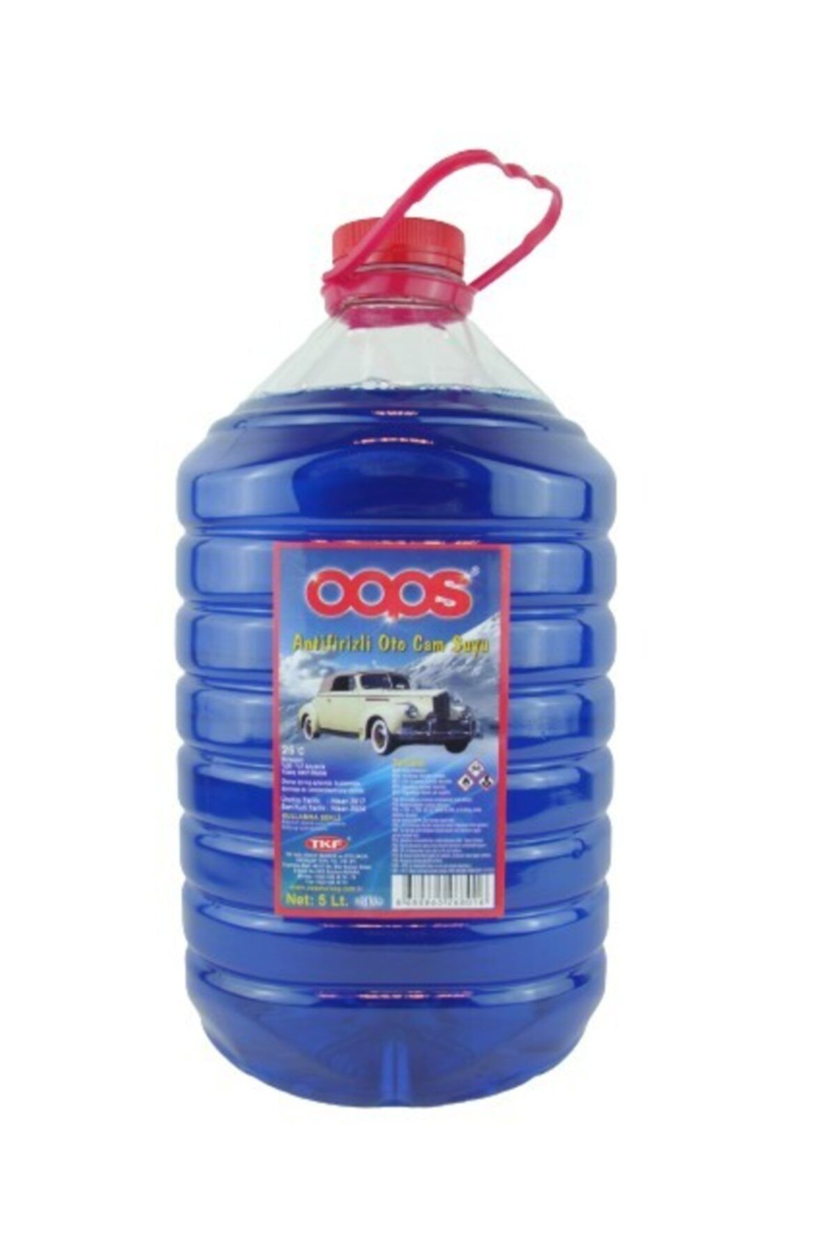 OOPS -25 5 Lt.antifizli Oto Cam Suyu