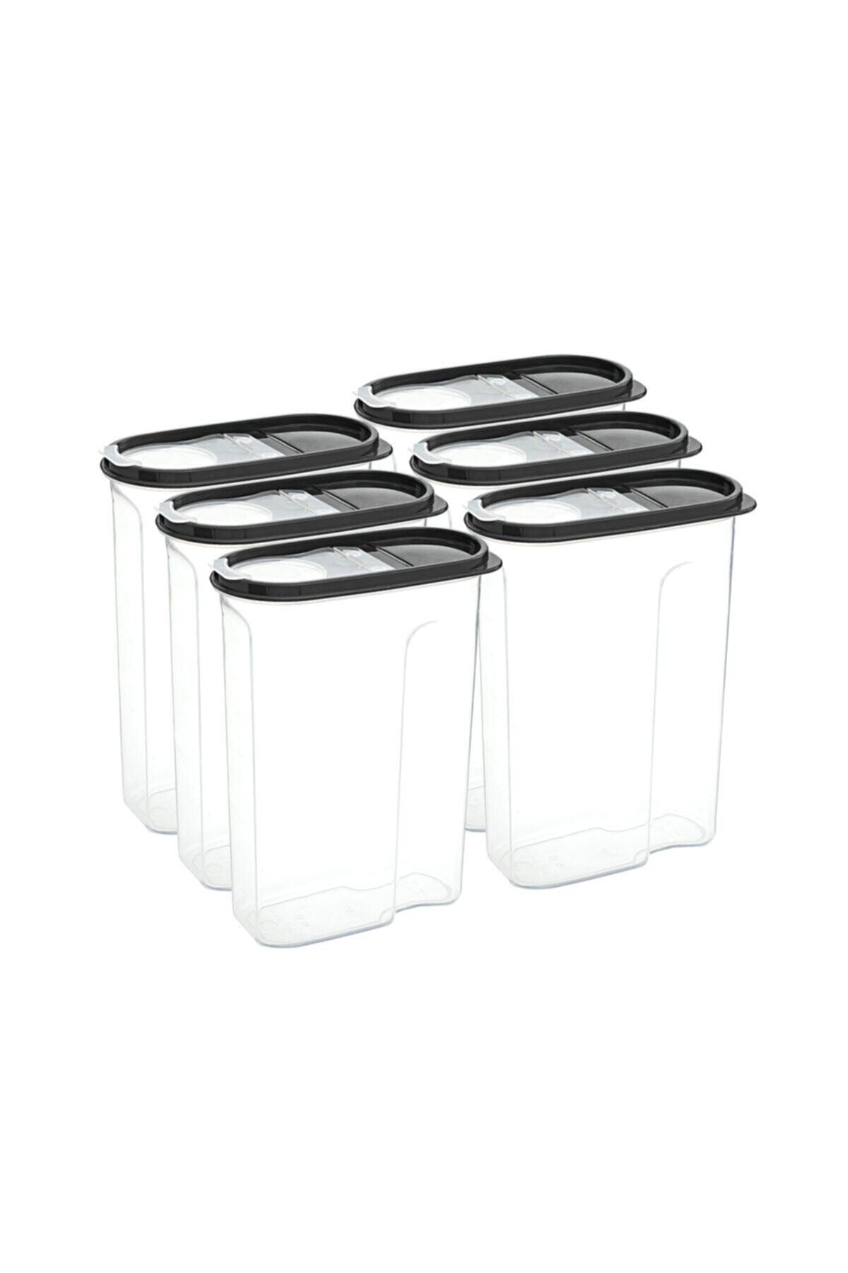 Favilla Erzak Kabı, Gri 6'lı Set 2,5 Lt