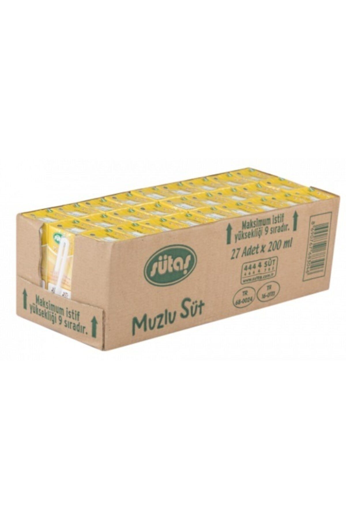 Sütaş Muzlu Süt 180 ml 27 Adet