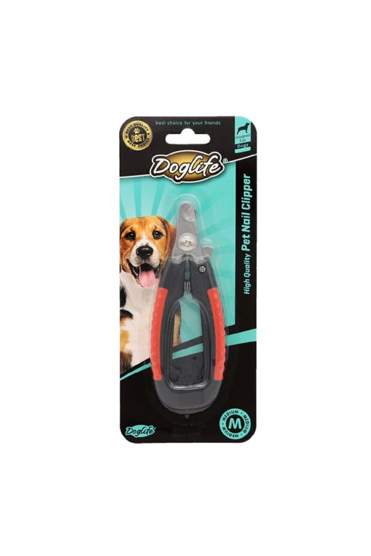 Doglife Köpekler Için Tırnak Makası - Kırmızı/siyah- 13,5 Cm