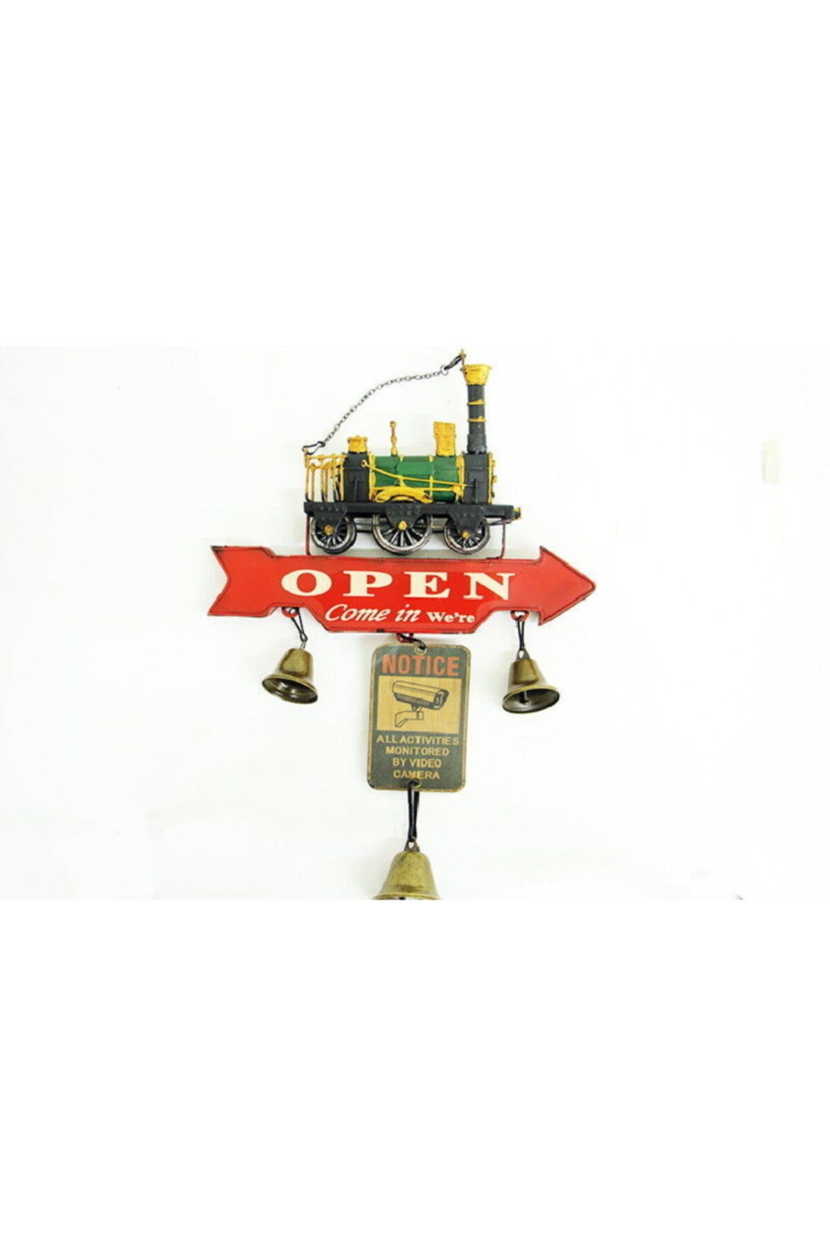 MNK Home Dekoratif Metal Kapı Çanı C0177