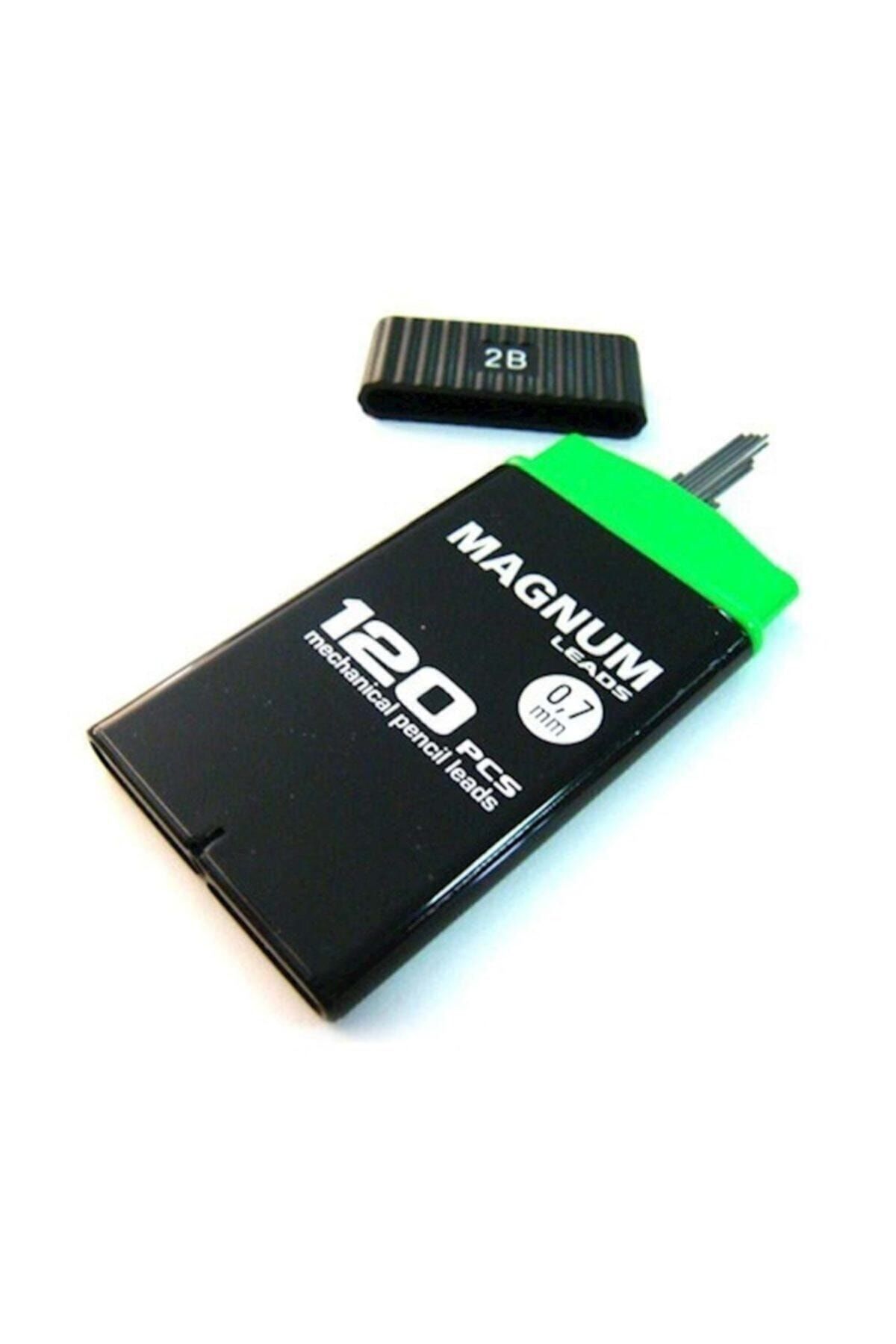 MAGNUM 1 Adet 0.7 Kalem Ucu 120'li 60 Mm. 2b Siyah Klasik