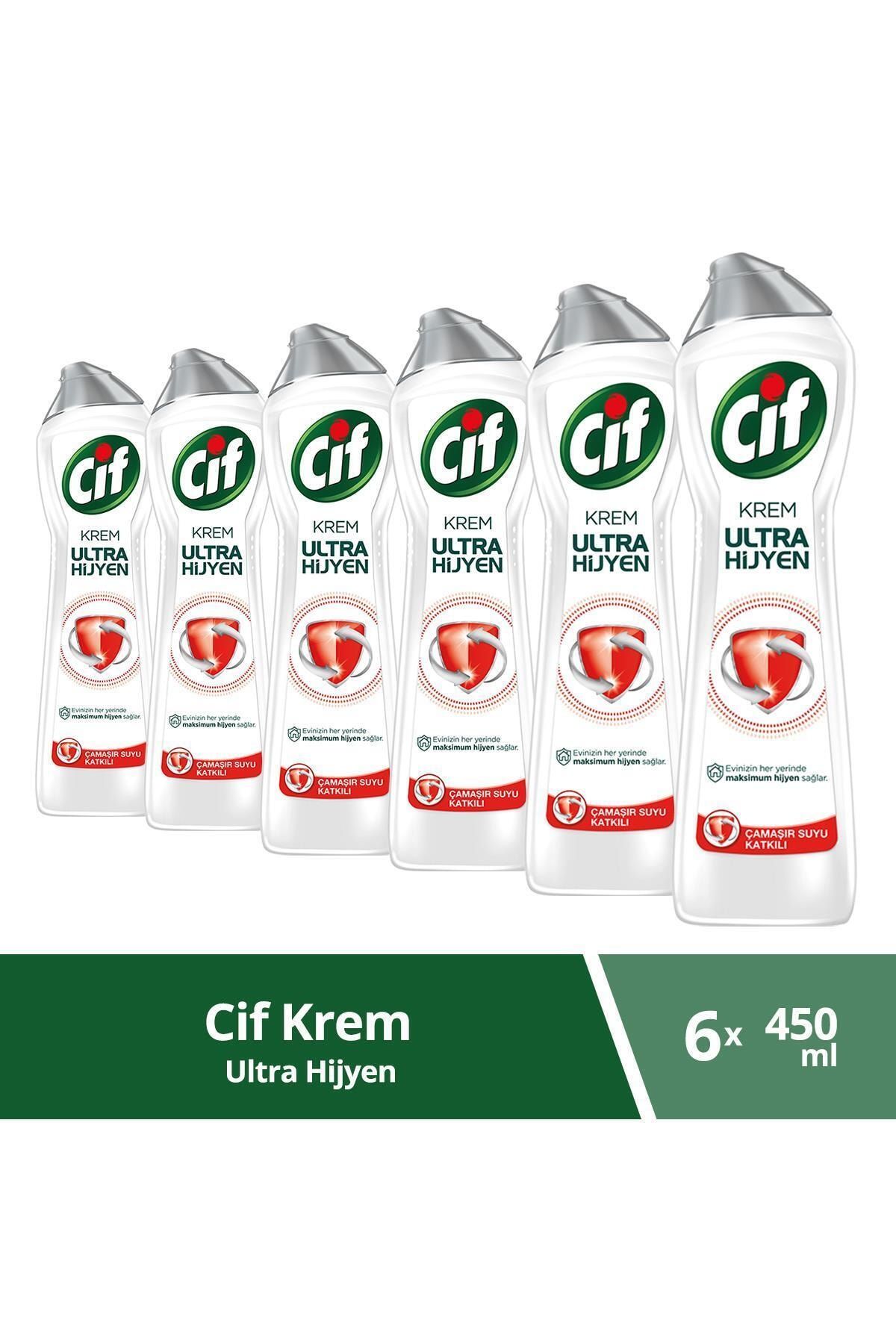 Cif Krem Ultra Hijyen 450 ml X 6 Adet