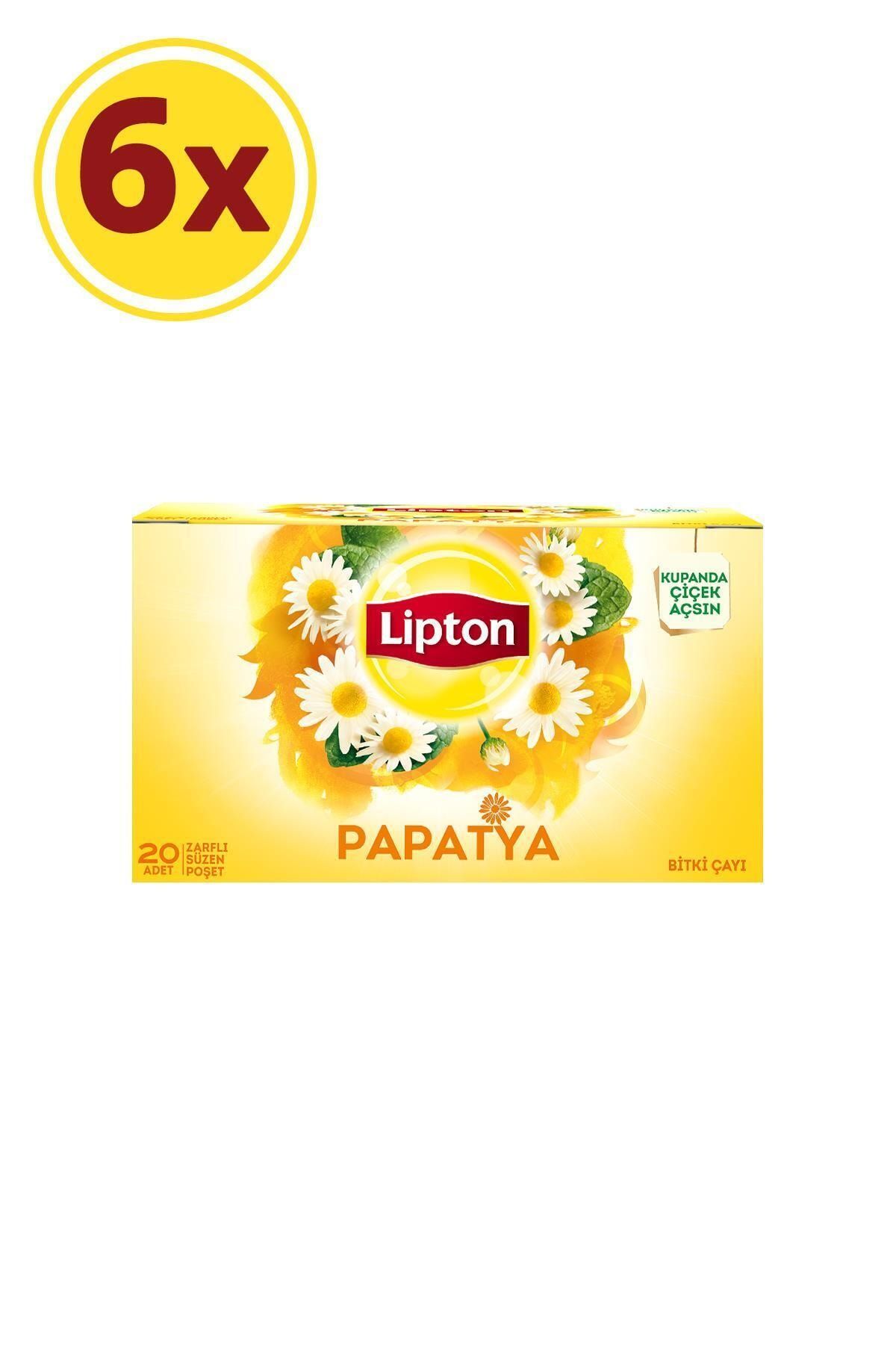 Lipton Papatya Bardak Poşet Çay X 6 Adet