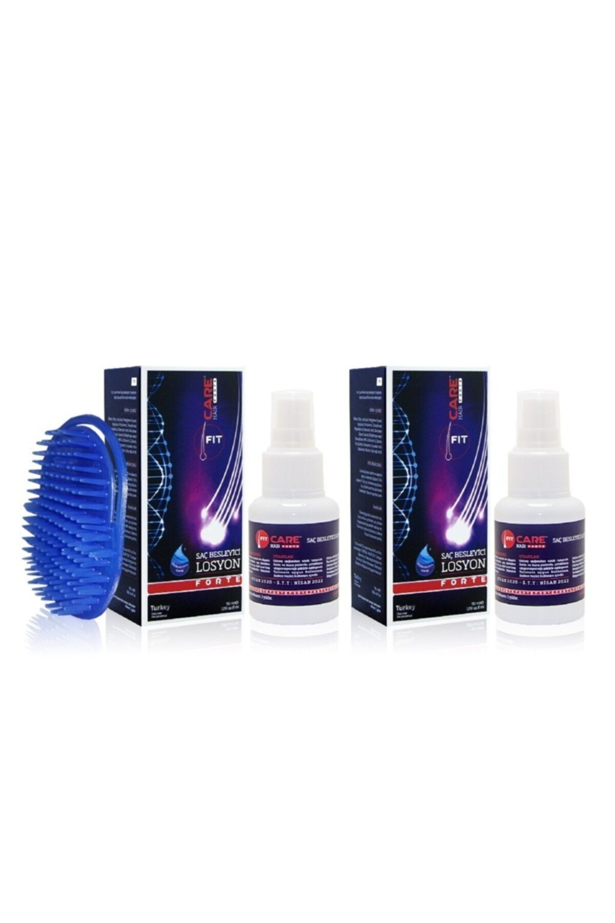 FitcareForte Fitcare Forte % 30 Daha Güçlü Saç Losyonu 2 Adet ve Tarak