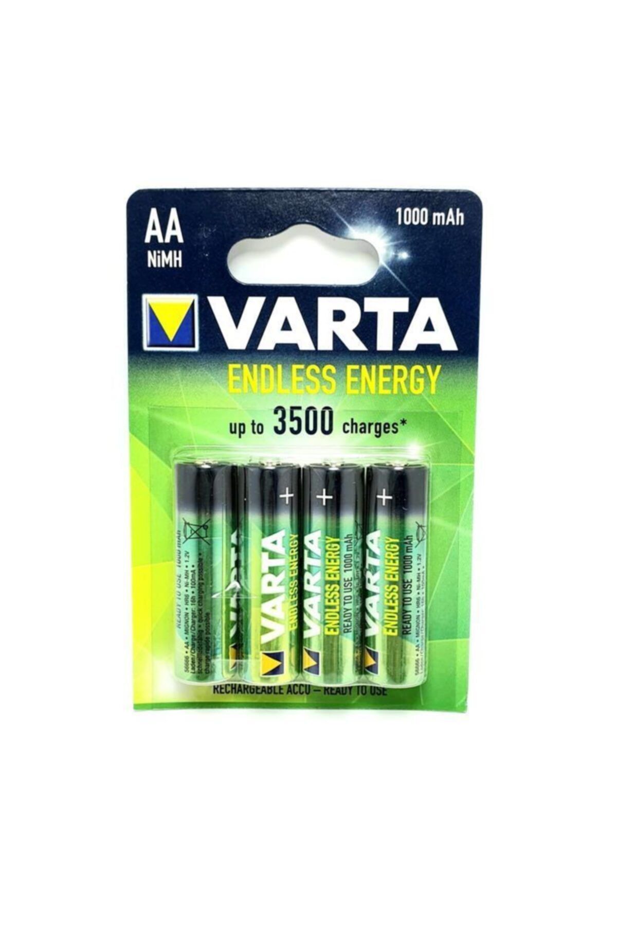 Varta Endless Energy 1000ma Nimh Şarjlı Kalem Pil 4xaa