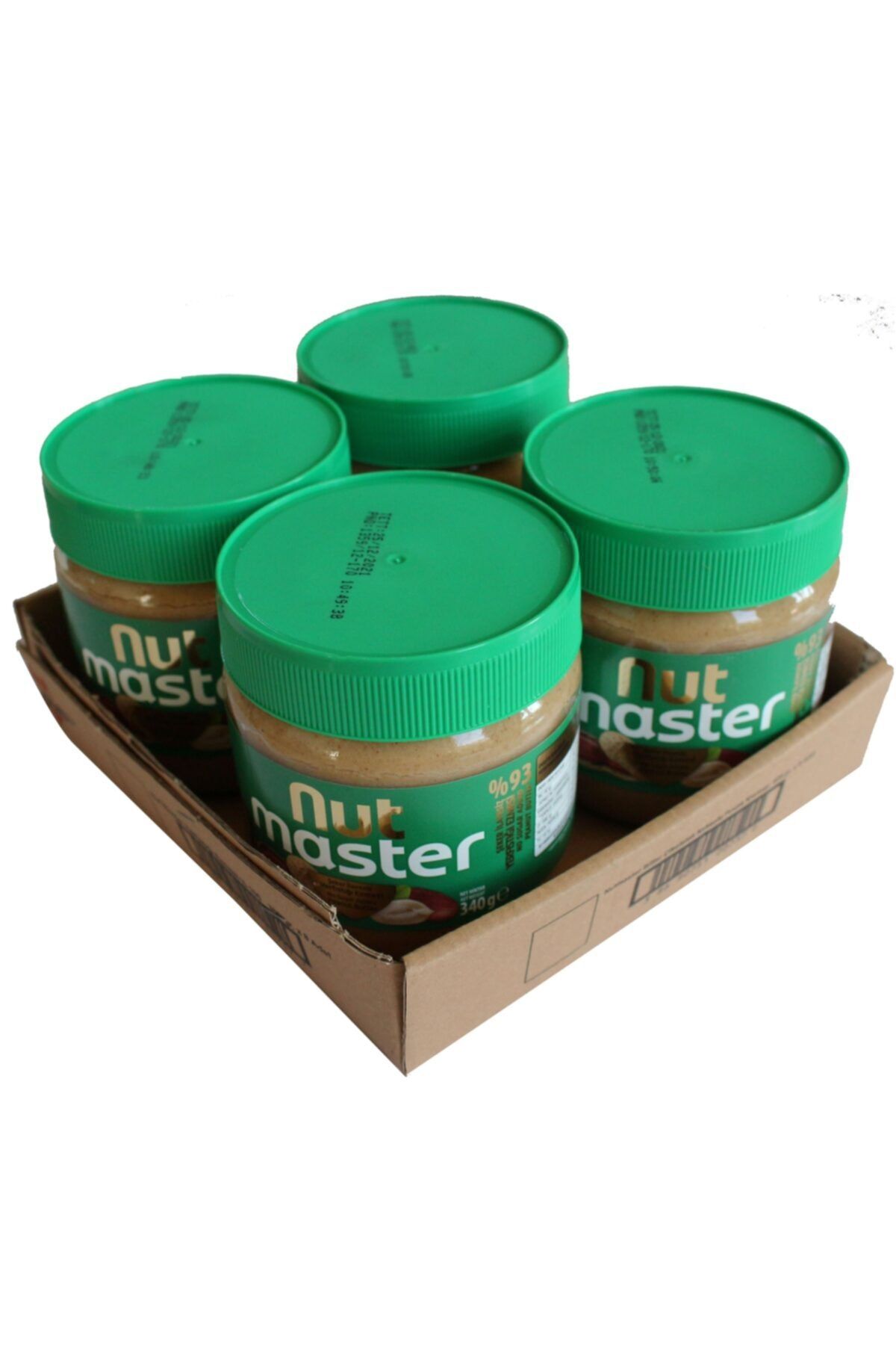 Nut Master Şeker Ilavesiz Yer Fıstığı Ezmesi %93 (340 Gr X 4)