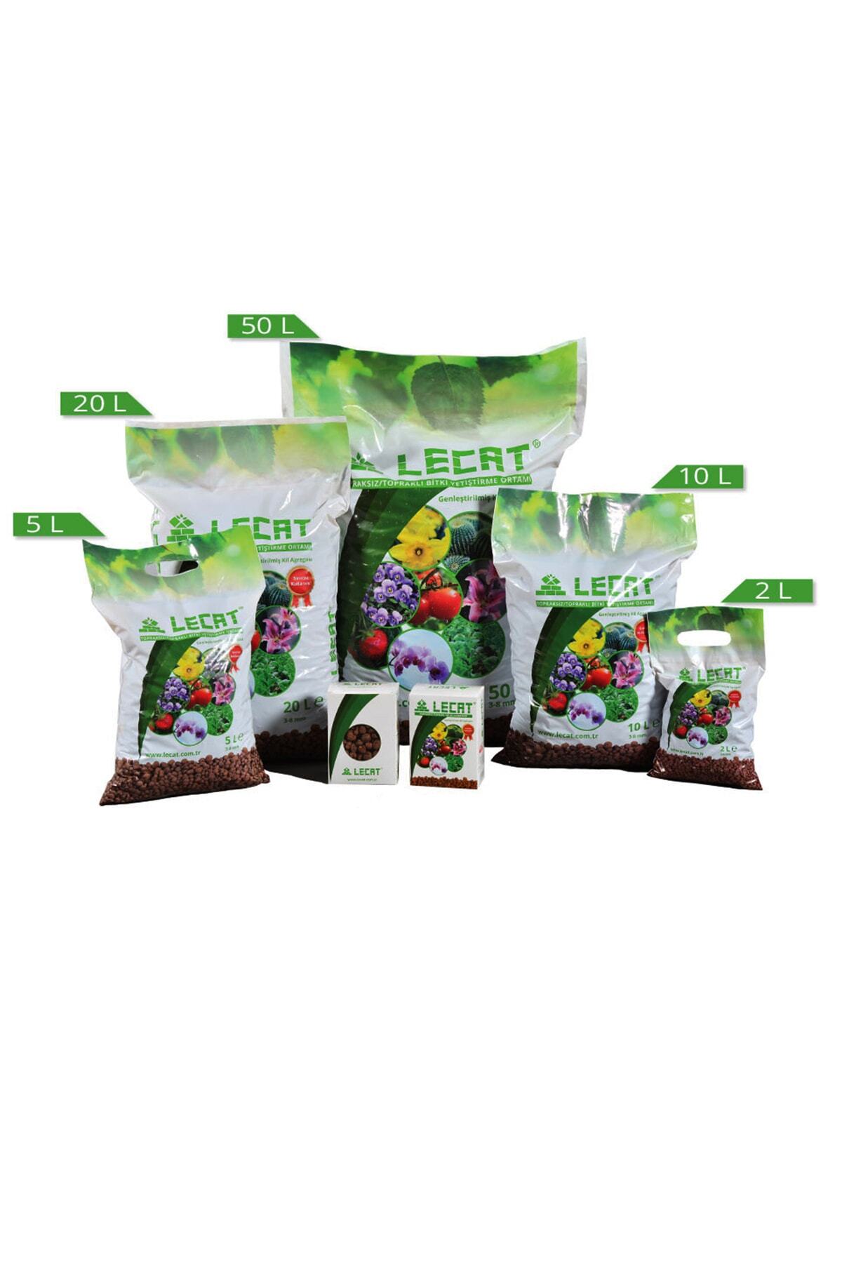 MF Botanik Kil Bilyesi Lecat 8-16 Mm Dekoratif 10 Litre Genişletilmiş Kil Bilyesi Hidroponik Kil Orkide Bilyesi