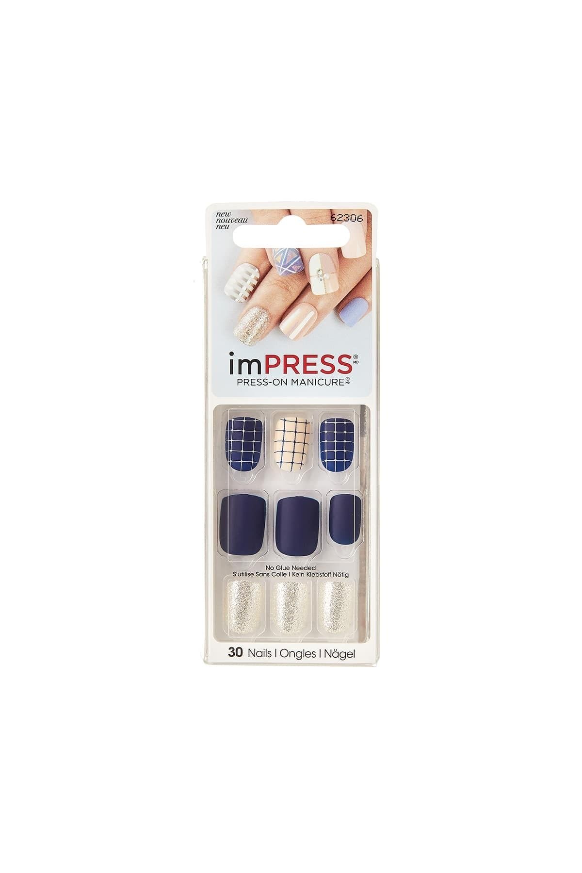 Impress Kendinden Yapışkanlı Takma Tırnak - Kısa - Yapıştır Çık - Bıpa050 - 731509623062