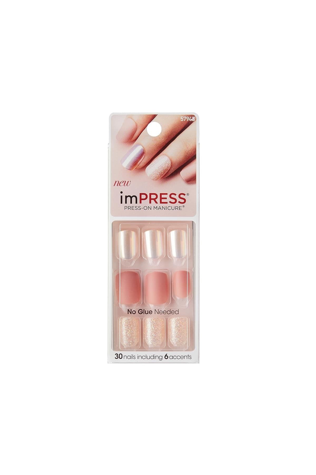 Impress Kendinden Yapışkanlı Takma Tırnak - Kısa - Yapıştır Çık - Bıpd051 - 731509579437