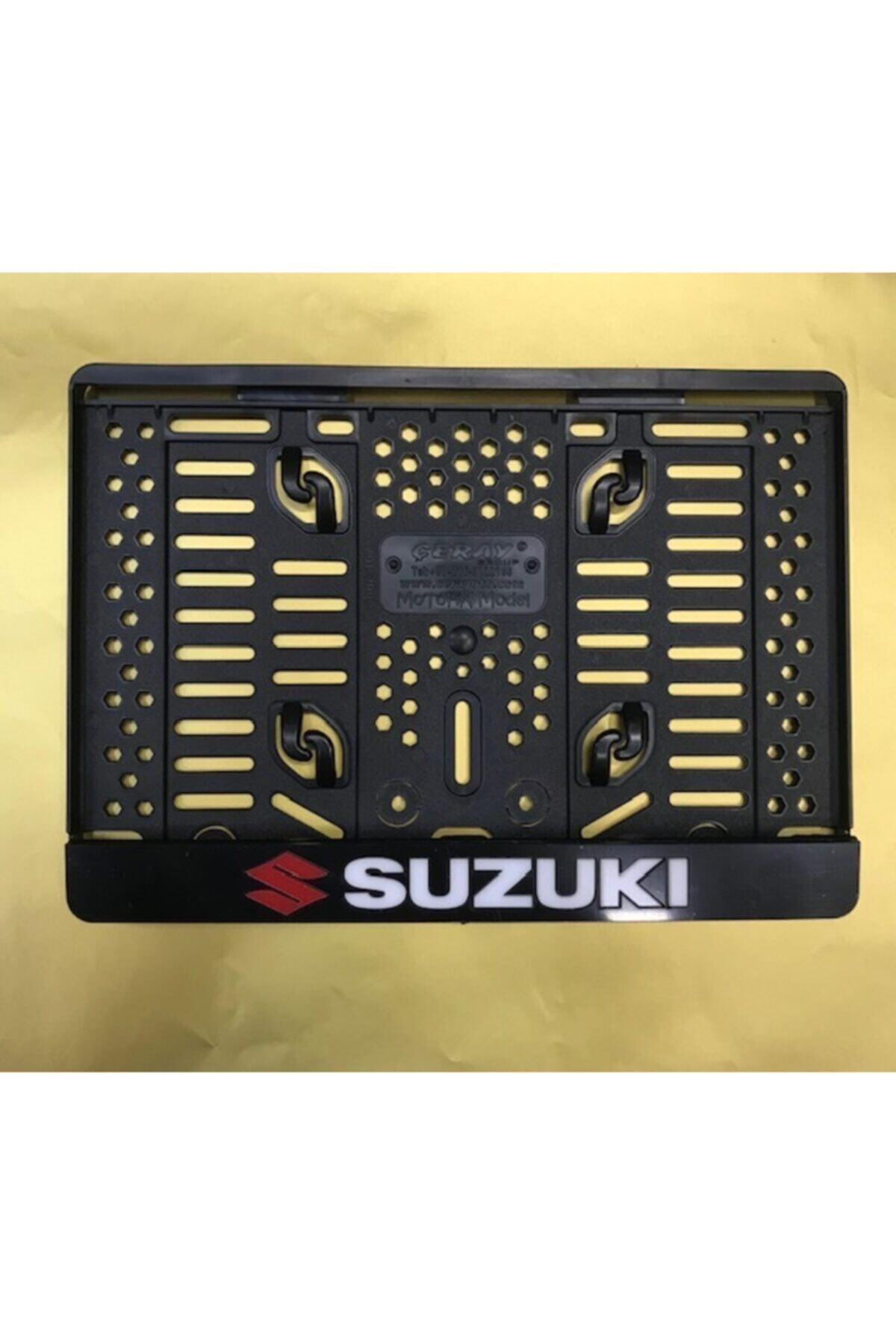 kcc tuning Suzukı-1 Motor Uyumlu Takmatik Pleksi Plakalık Piano Black