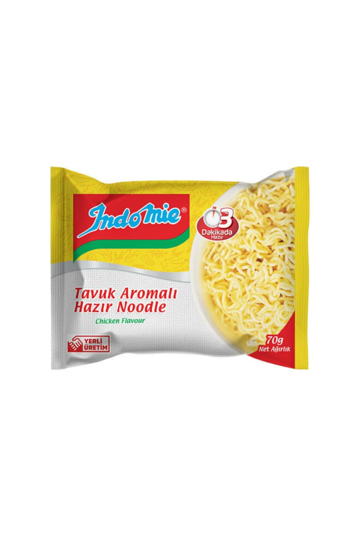 İndomie Tavuk Aromalı 70 gr 5 Adet Hazır Noodle