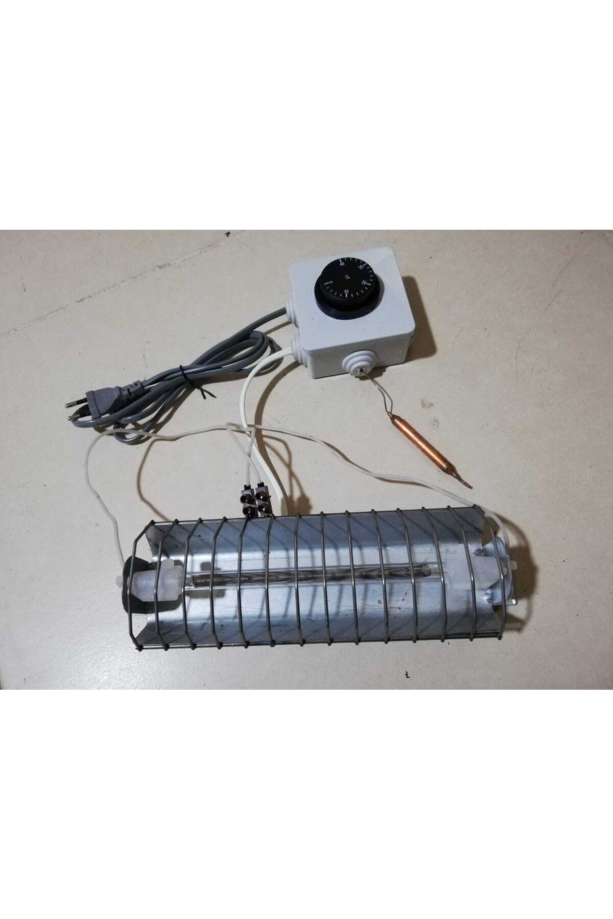 Elif Kulucka Makinesi Termostat Kontrollü Isıtıcı Set 110 Watt 220 V 24 Cm