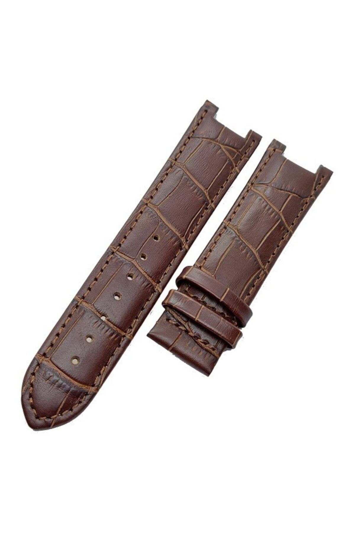 SAATKORDONCUSU Guess Collection Gcx10003g4s Uyumlu Kahverengi Deri Saat Kordonu