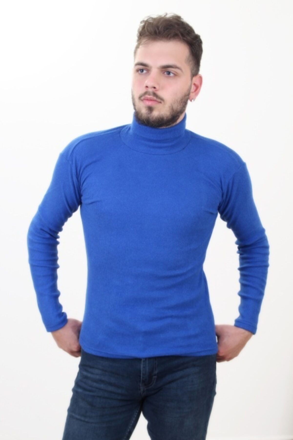 Dark blue new arrivals turtleneck mens
